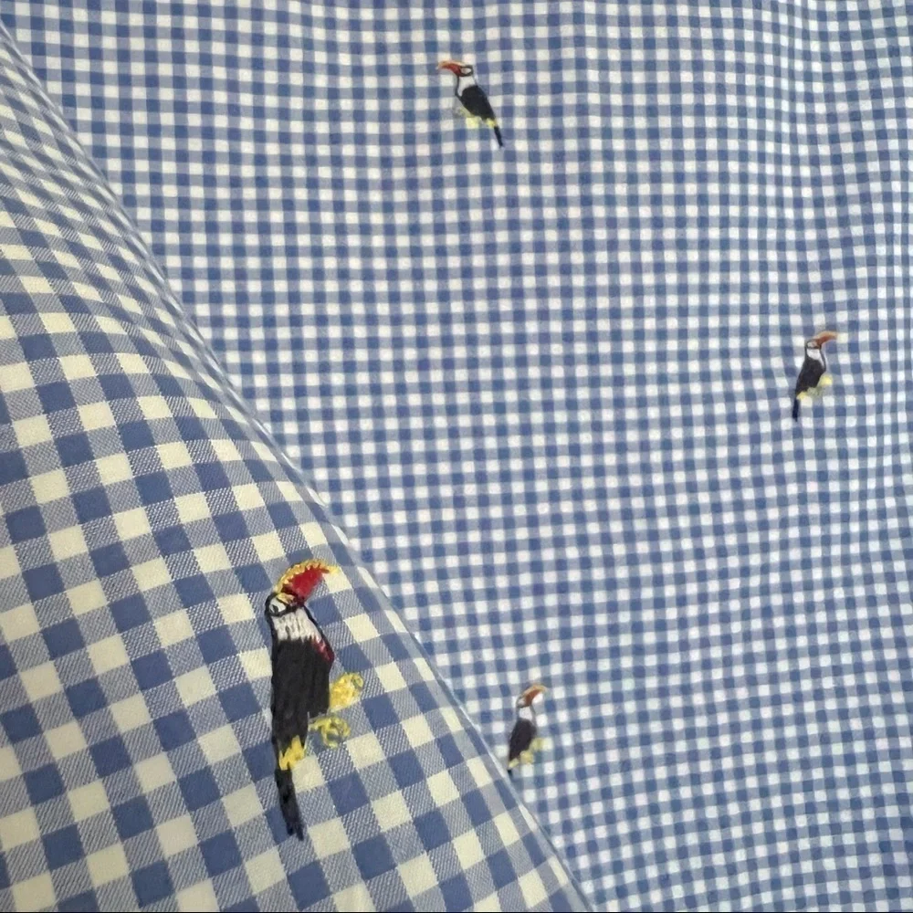 Talbots gingham cotton
